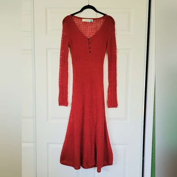 Anthropologie Red Sparrow Alamosa Sweater Dress XS - Picture 2 of 7